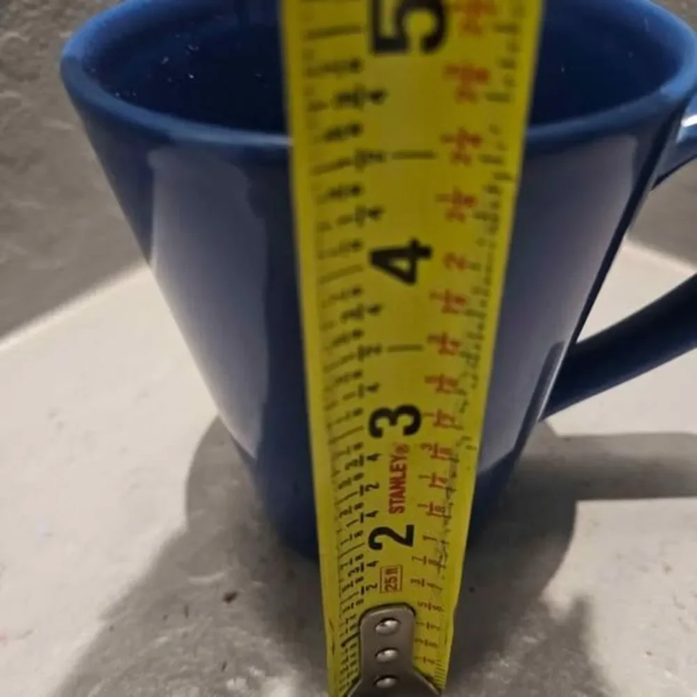 Dolce Vita Blue Ceramic Coffee Mug 4.5